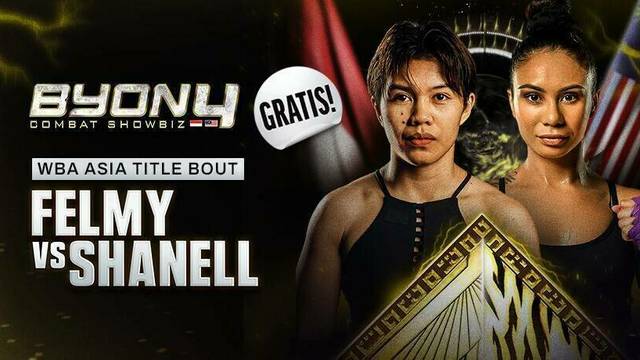 Felmy Sumaehe vs Shanell Dargan - Full Match | WBA Asia Title Bout | Byon Combat Showbiz Vol.4