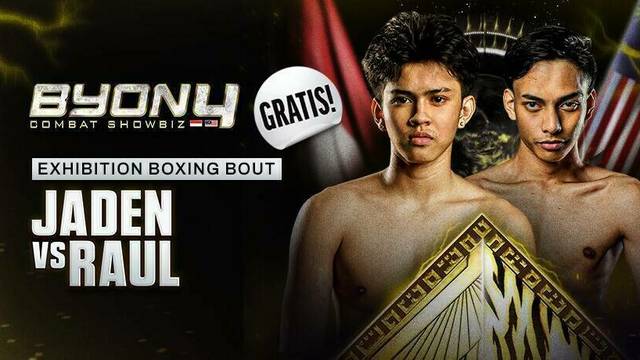 Jaden Putra Bachtera vs Raul Gonzalez - Full Match | Exhibition Boxing Bout| Byon Combat Showbiz Vol.4