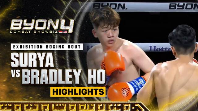 Surya vs 1Bradx - Highlights | Exhibition Boxing Bout | Byon Combat Showbiz Vol.4